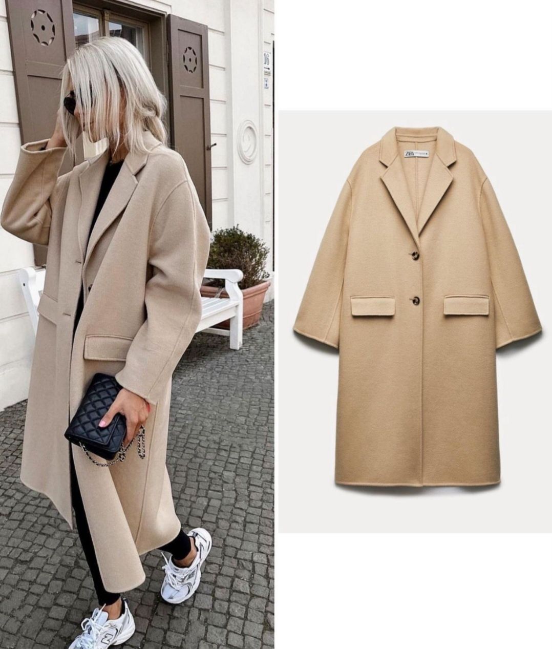 Пальто Zara  розмір M-L