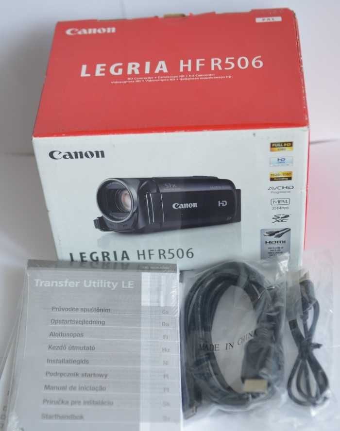 Kamera HD CANON HF R506 Legria FULL HD Czarna