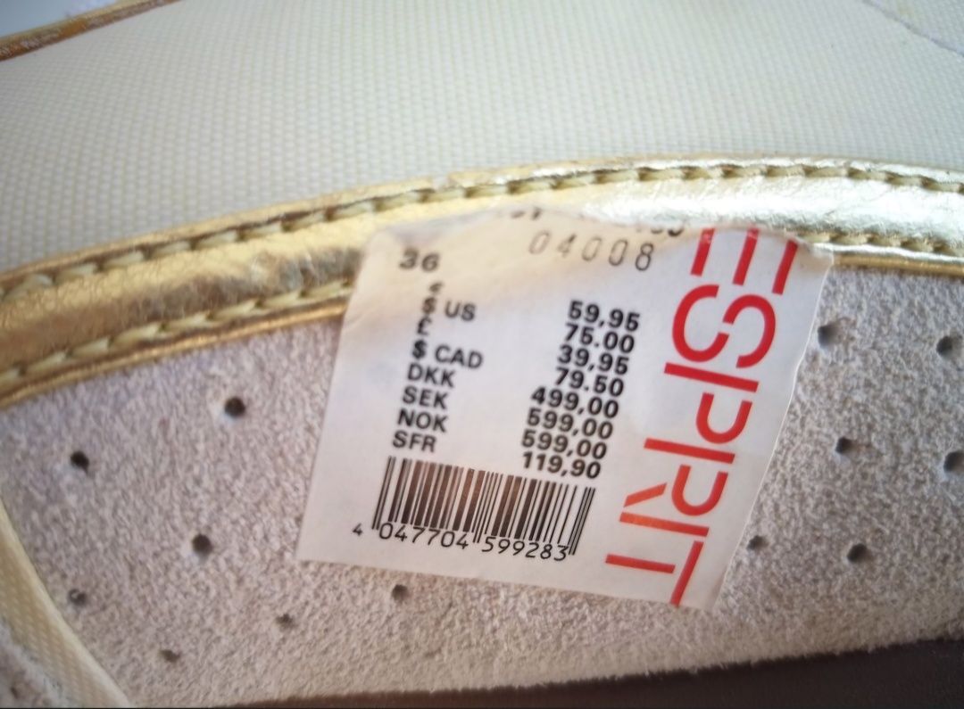 Новые женские кроссовки Esprit 36p,100% оригинальные