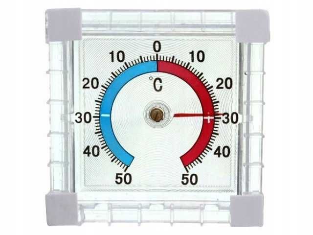 Termometr zewnętrzny zaokienny samoprzylepny okno
