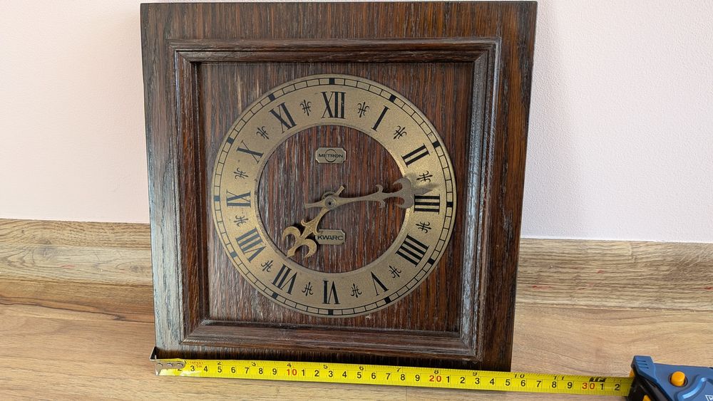Zegar drewniany zabytkowy