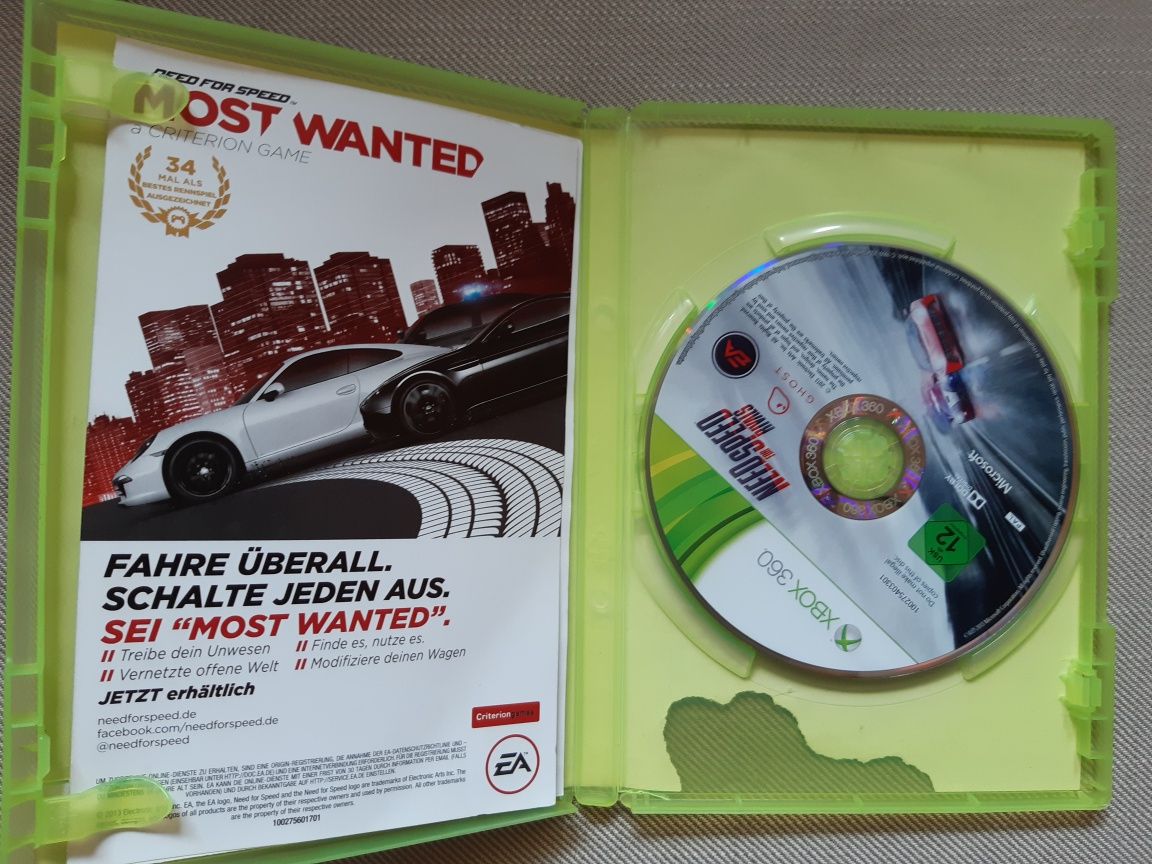 Need for speed Rivals na xbox 360 uszkodzone