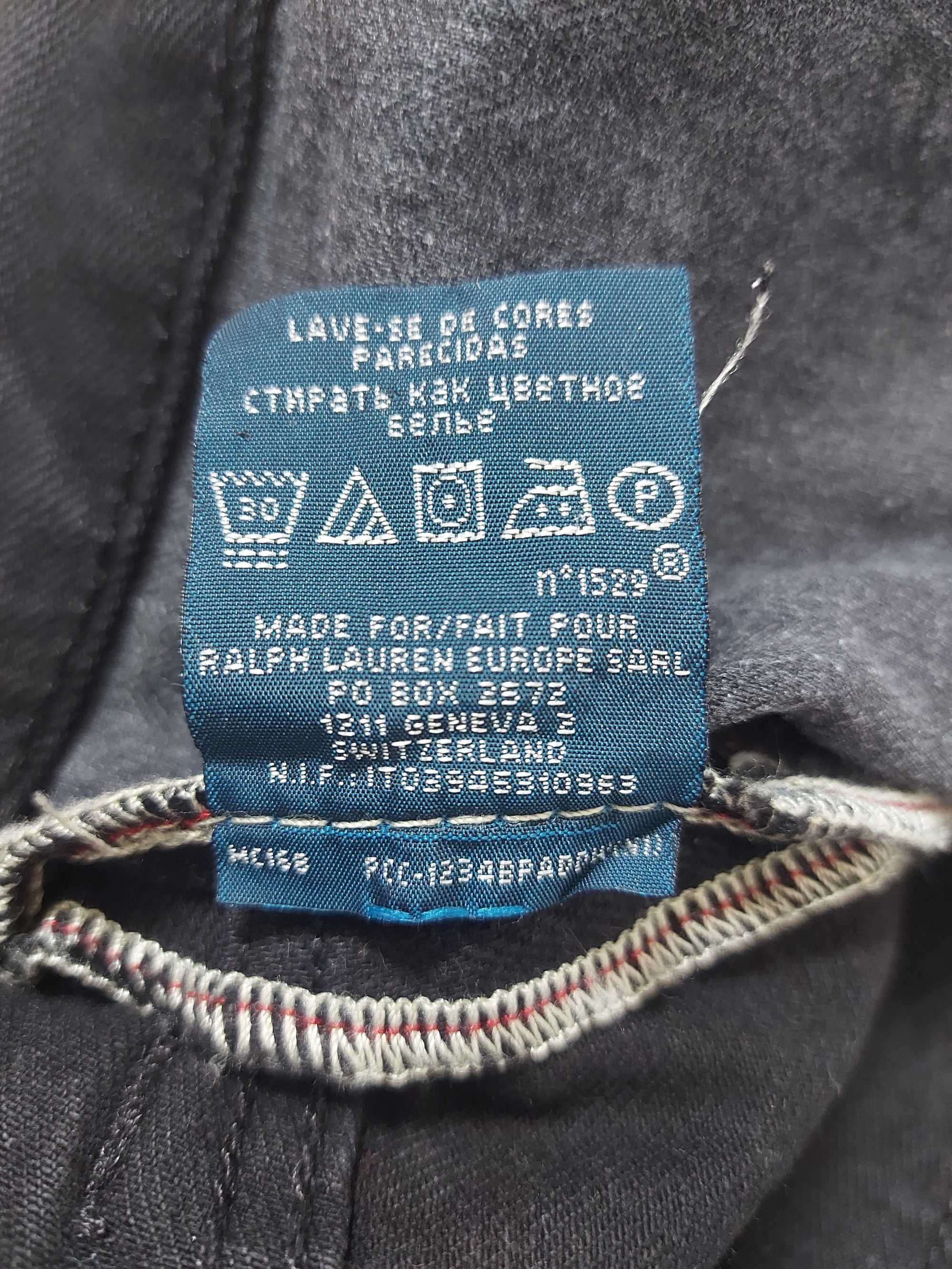 Polo Ralph Lauren Hudson Black jeansy czarne męskie bawełna 3XL 46/30