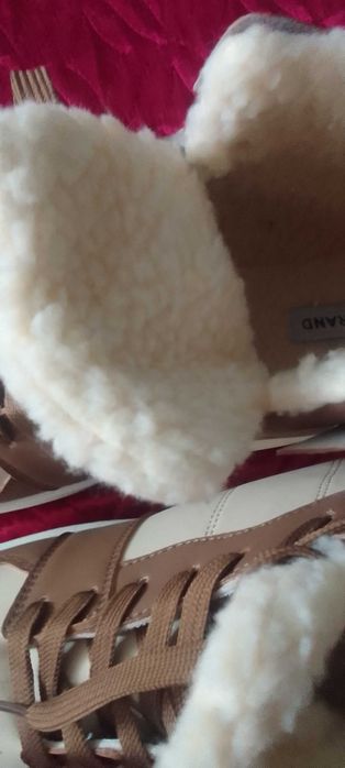 Женские зимние ботинки сникерсы на меху 41 р, по стельке 26-26,5см