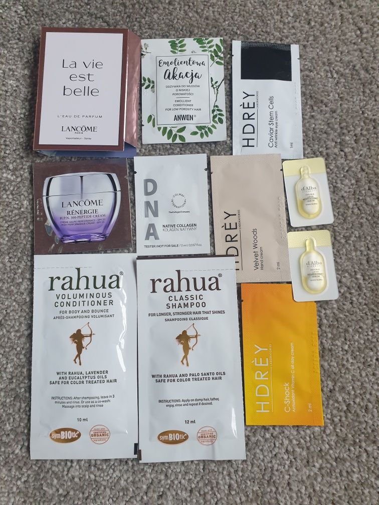 Zestaw minikosmetyków rahua dalba lancome