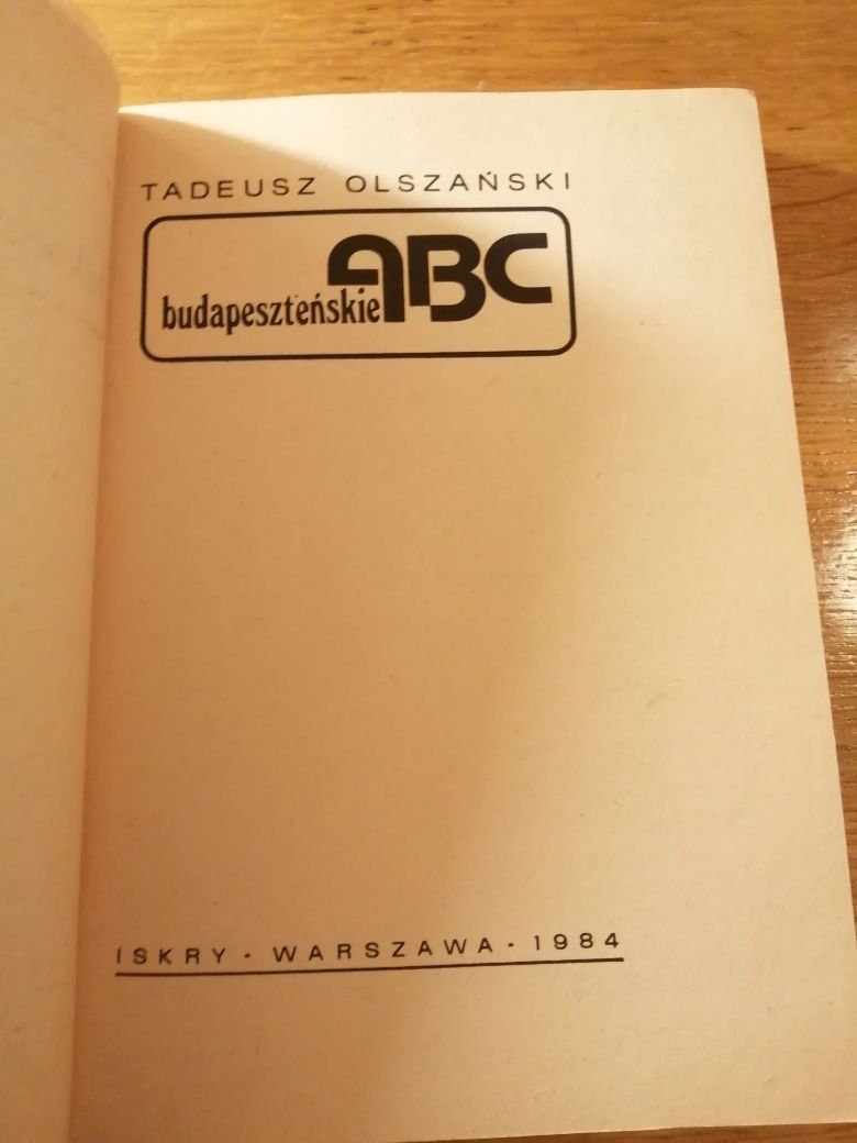 Budapesztańskie ABC przewodnik Węgry Olszański