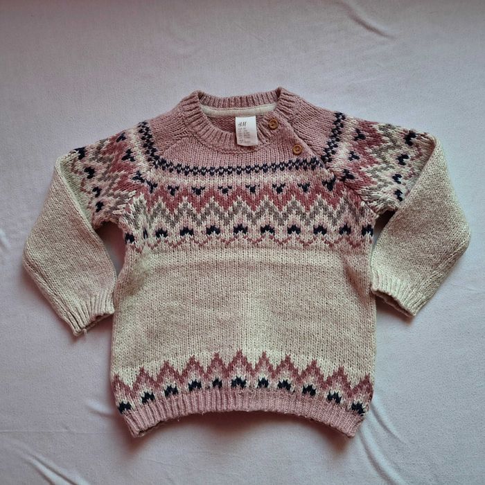 H&M Sweter Dziewczynka 80