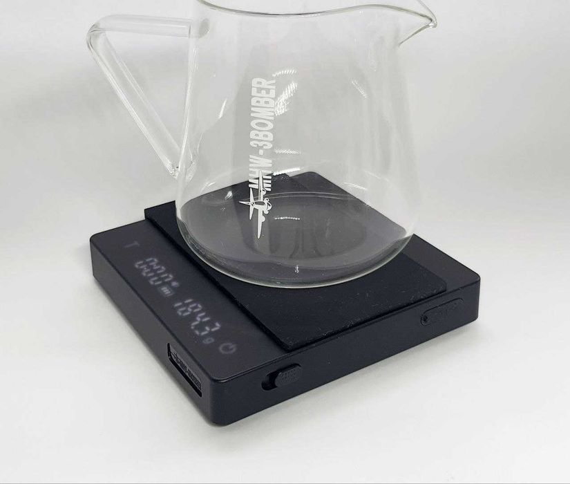 Професійні ваги для кави MHW-3BOMBER Cube 2.0 чорні оригінал