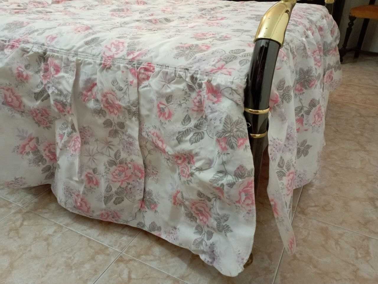 Conjunto NOVO de colcha de cama de casal