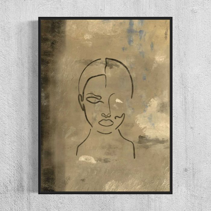 Plakat 50x70 na płótnie w ramie Nowoczesna Modernistyczna