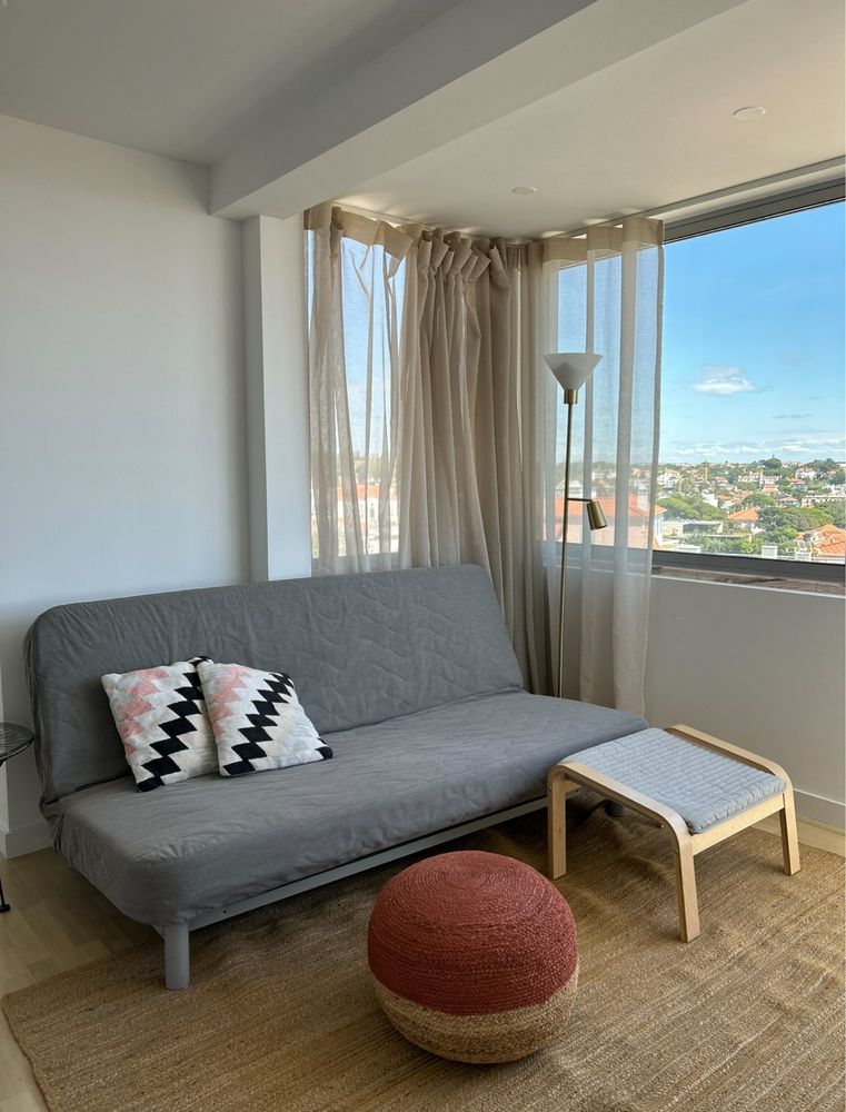 Sofá-cama IKEA em cinza - 2m