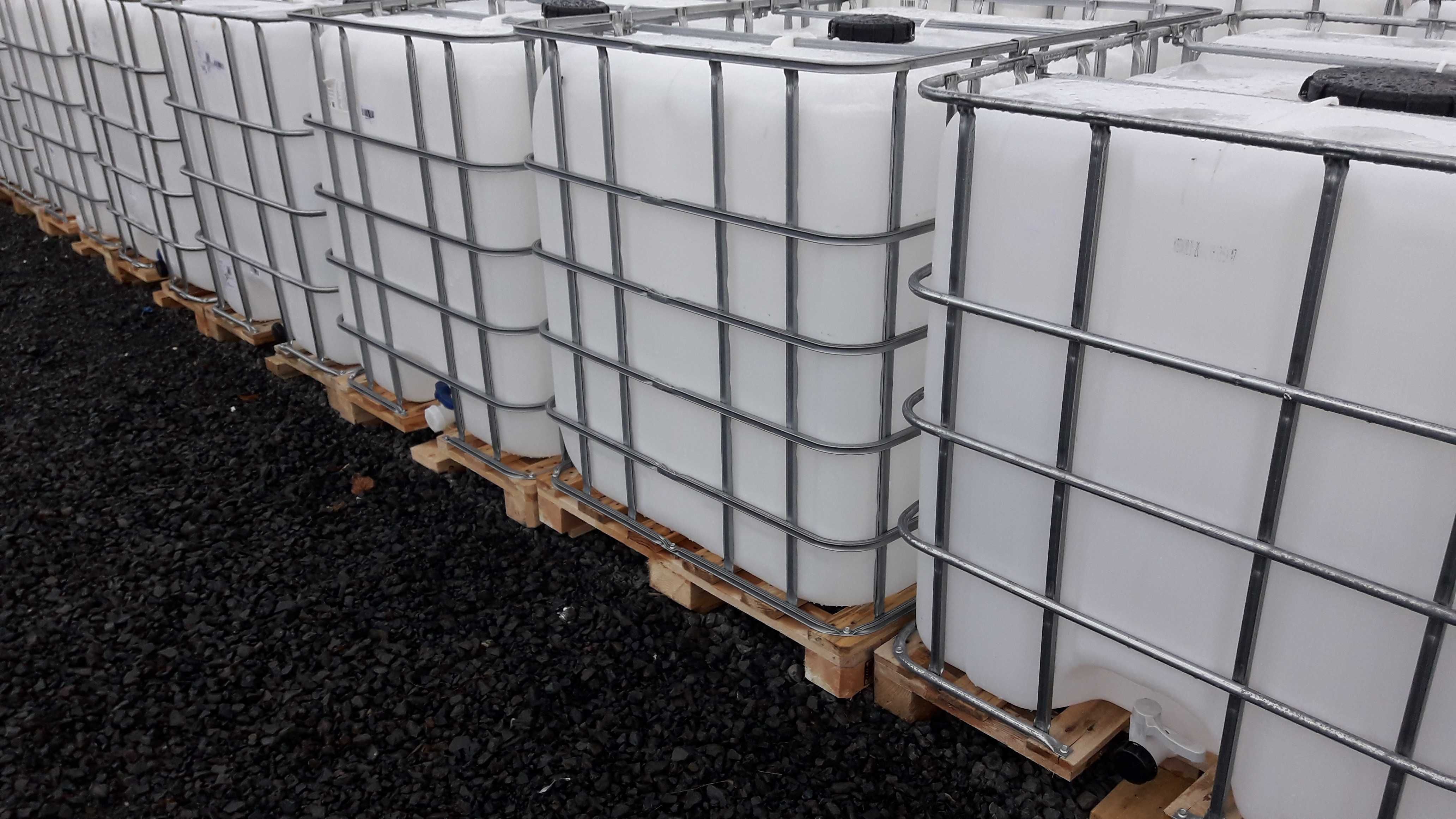 Zbiornik 1000L Zbiorniki Mauser Paleto pojemnik Kompost Woda Transport