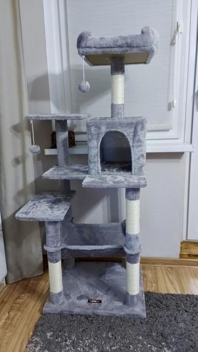 Drapak dla kota NOWY wysoki XXL 143CM wieża domek legowisko