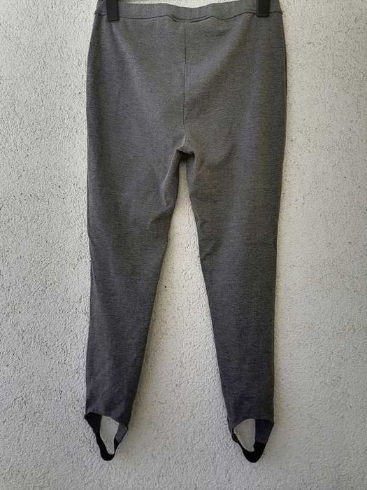 Spodnie elastyczne ze strzemionami z wiskozy r L
