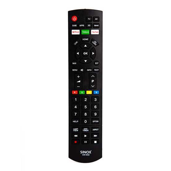 Comando de substituição para TVs Panasonic, Sinox SXR-1050