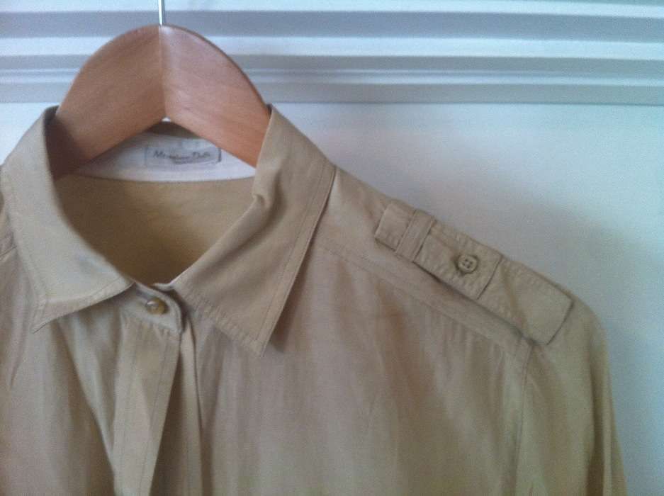 Camisa beije Massimo Dutti T 40