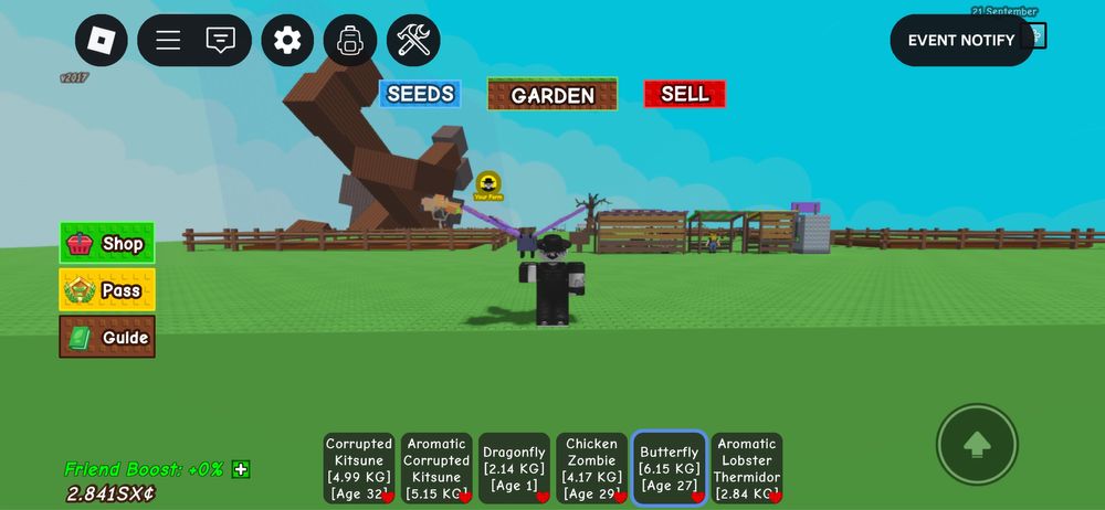 Продаж пети grow a garden