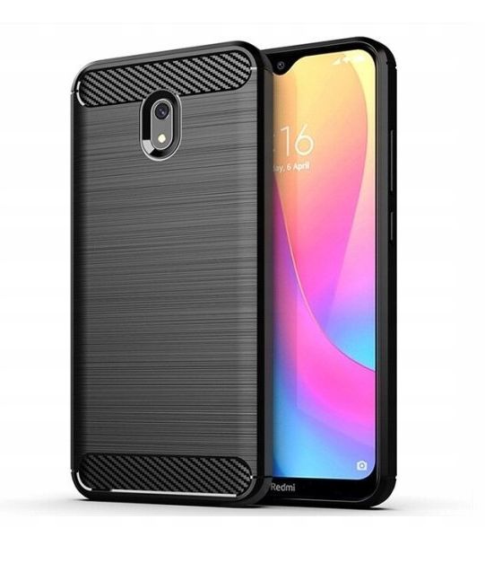 Mocne Etui  Tpucarbon - Xiaomi Redmi 8A Black