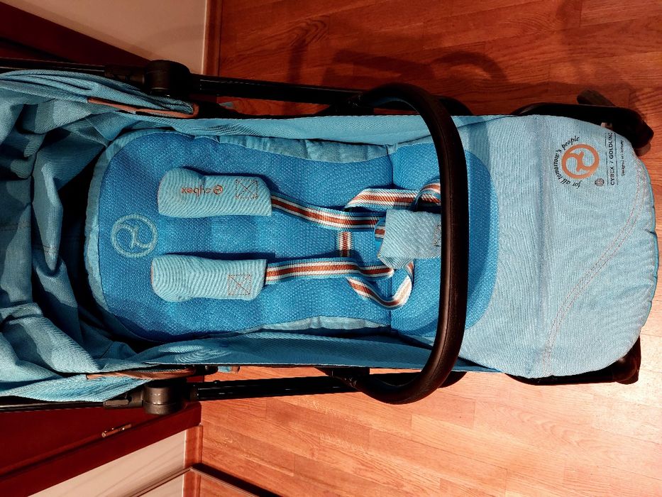 Wózek spacerowy cybex eezy s+2 niebieski beach blue
