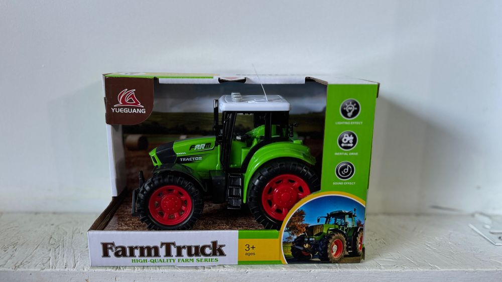 Трактор музичний інерційний дитячий транспорт машинка