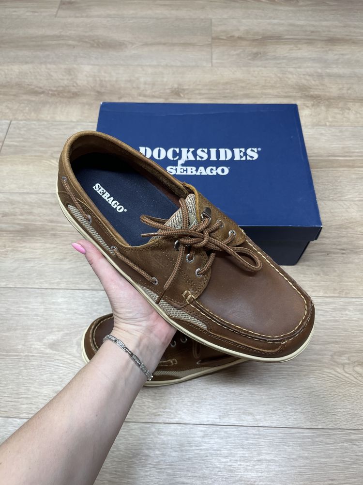 Чоловічі мокасини топсайдери docksides sebago розмір 48