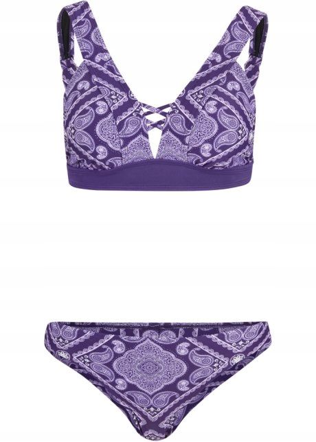 B.P.C bikini fioletowe we wzory r.44