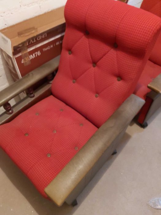 Dwa fotele retro PRL