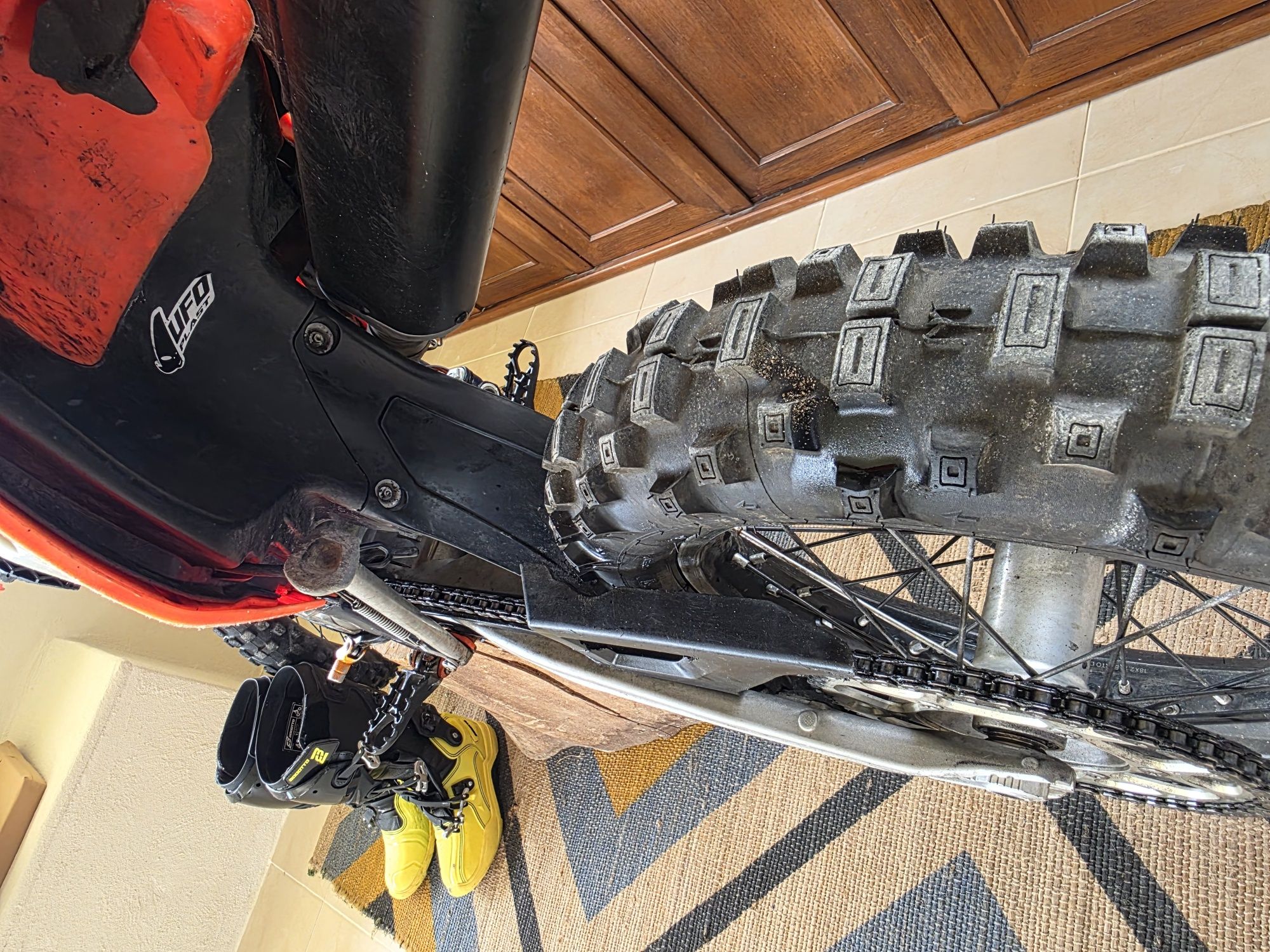 KTM exc-f 250 de 2018, matriculada