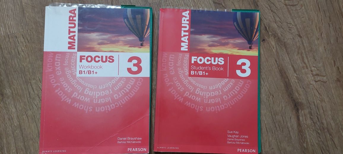 PEARSON Matura FOCUS 3 B1/B1+ podręcznik i ćwiczenie