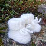 Buty, buciki, niechodki dla niemowlaka białe 11-12 cm