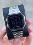 Годинник A168 WEM Silver/Black | Часы касио A159W | Мужские Винтаж AQ