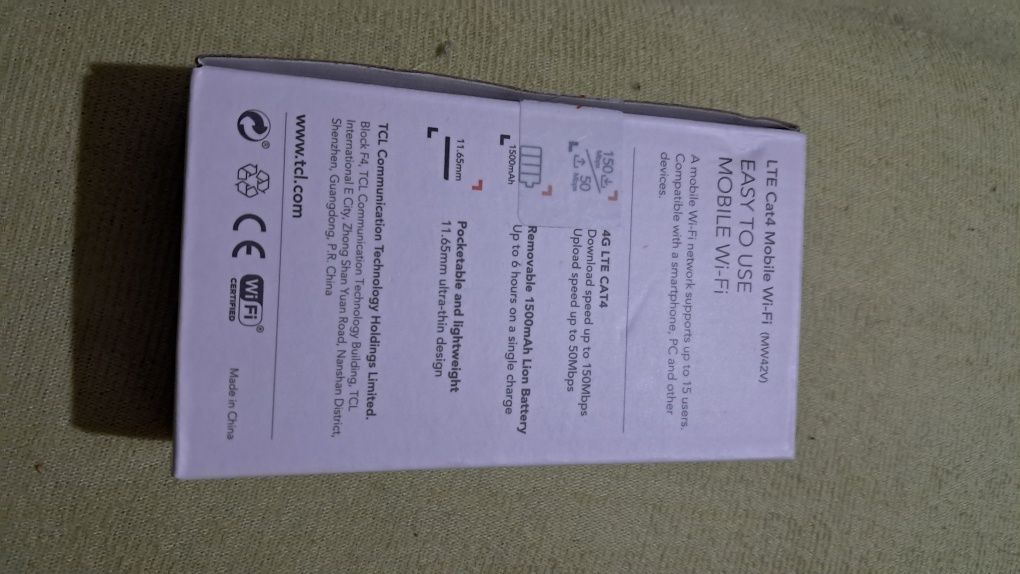 router tcl link zone lte mw42v PILNE