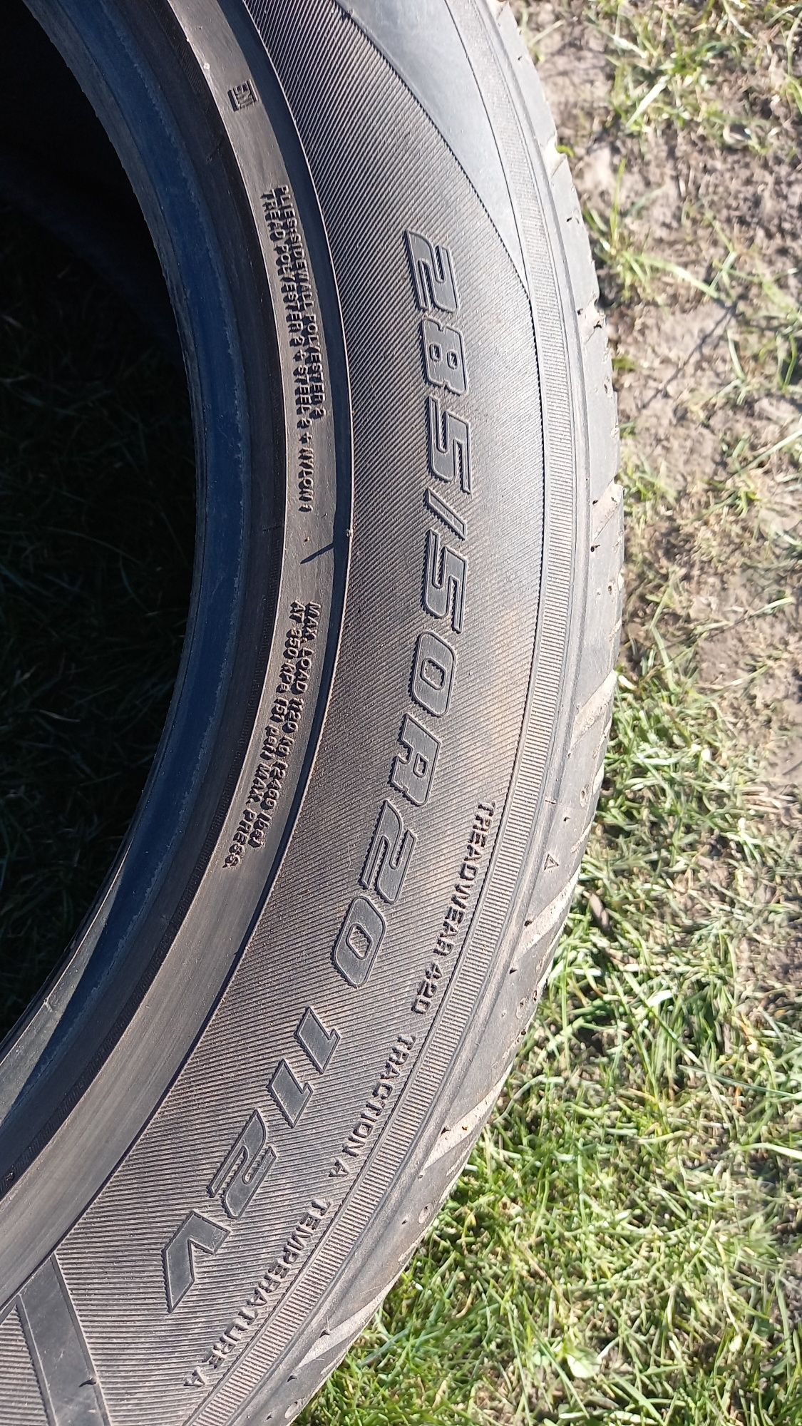 Yokohama Parada Spec-X 285/50/20 R20 шина резина покрышка скат колесо