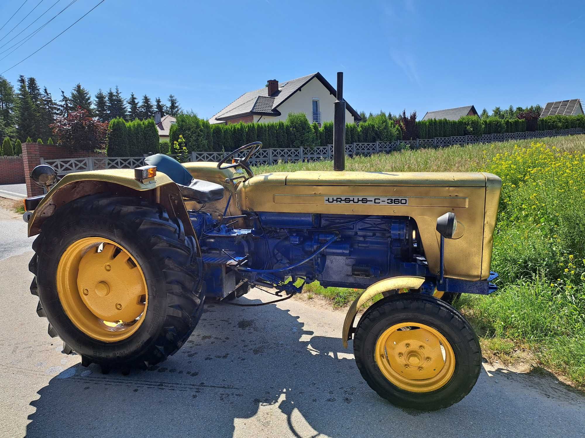 Traktor C-360, C-355, odnowiony, opony 80%, pali na dotyk