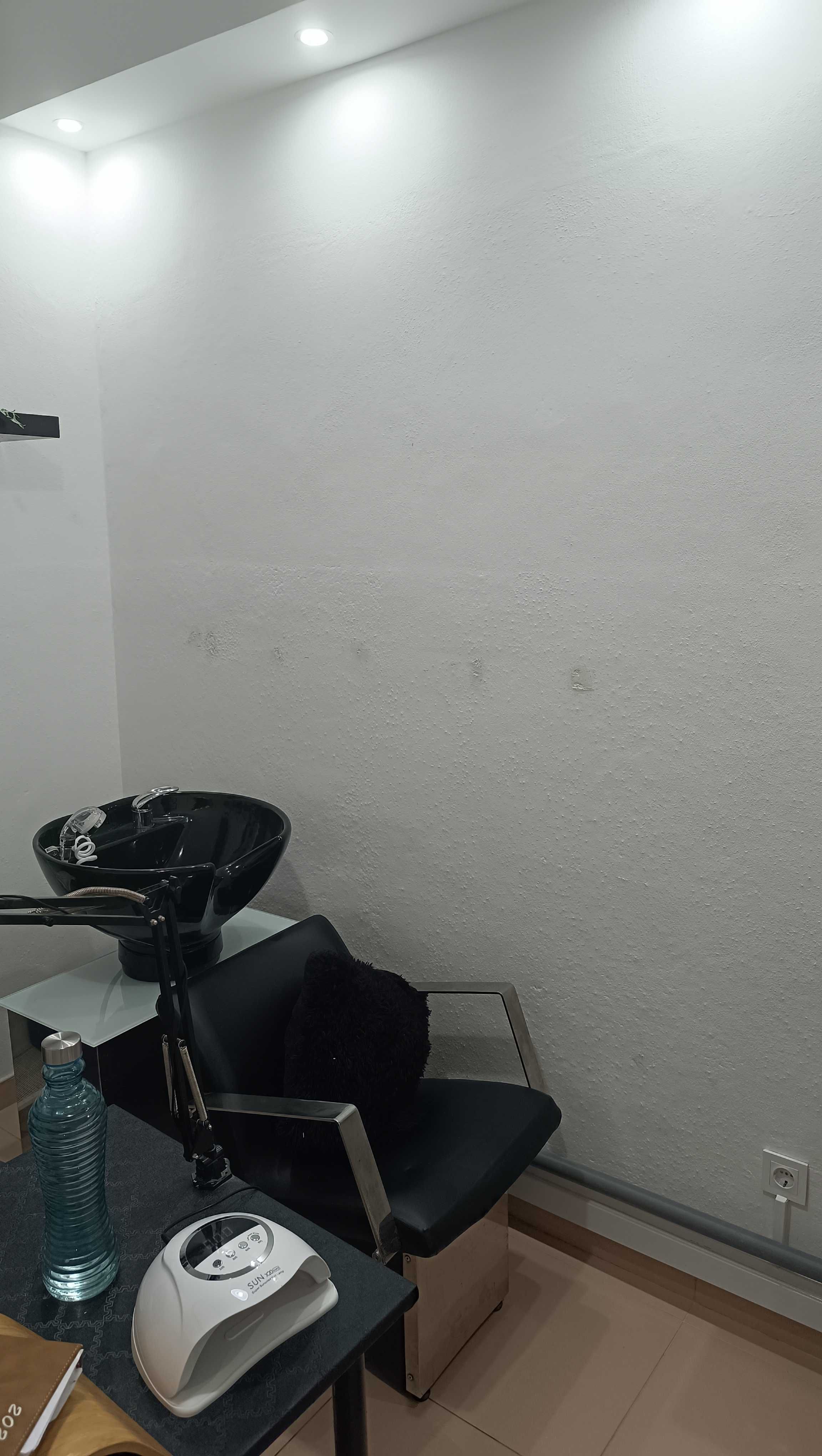 Calha se lavagem e cadeira hidráulica