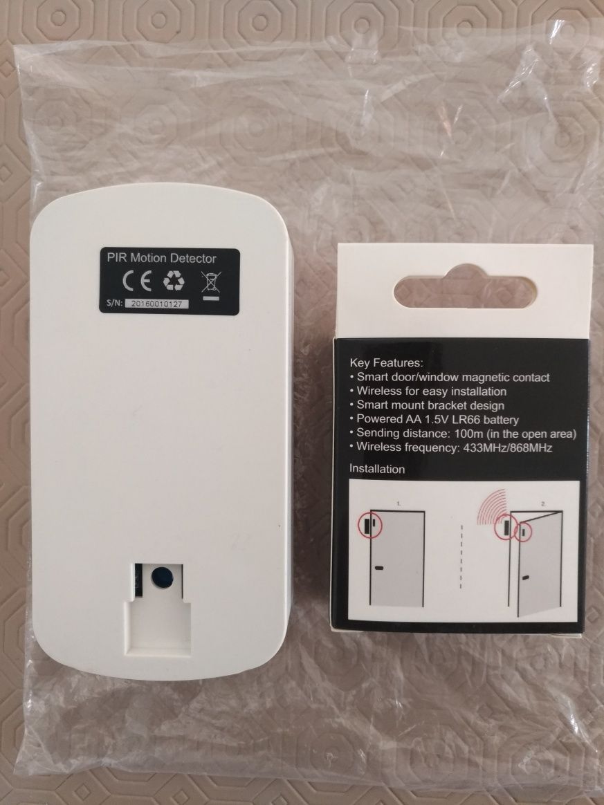 Para alarme SENSOR PIR + contato PORTA JANELA