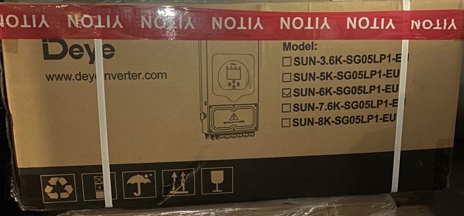 Инвертор Deye SUN-6K-SG05LP1-EU новый в наличии