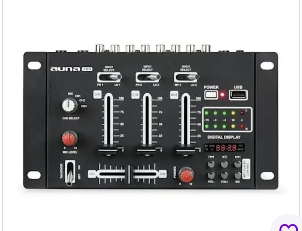 DJ-микшерный пульт USB Auna PRO DJ-21 DJ-Mixer