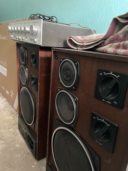Усилитель Бриг-001 и колонки Radiotehnica S90