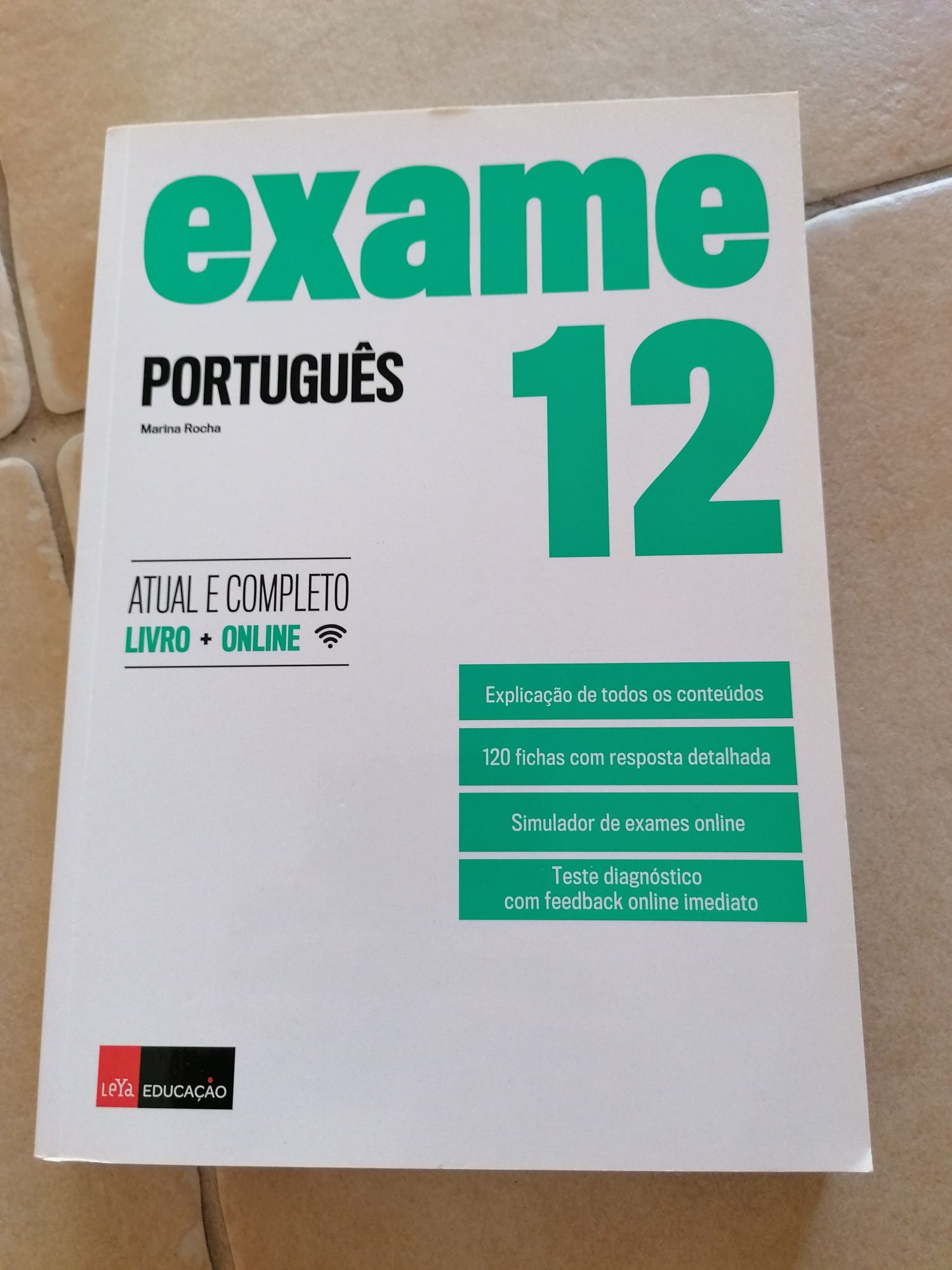 Livro preparação Exame Português 12 ano Leya Editora