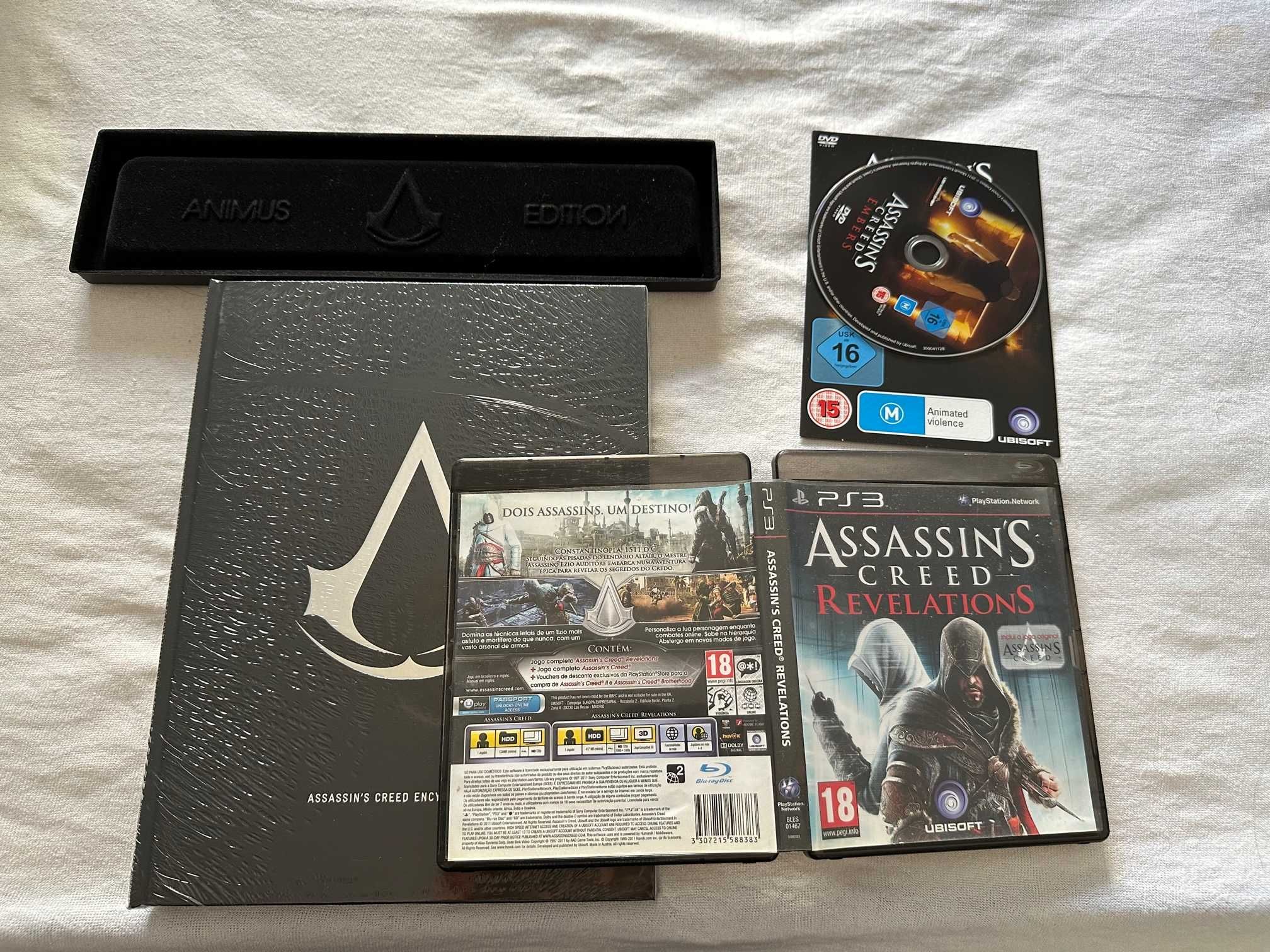 Assassins Creed Revelations The Animus Edition Playstation PS3 C/Nova