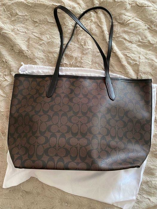 Сумка Coach Tote City шкіряна