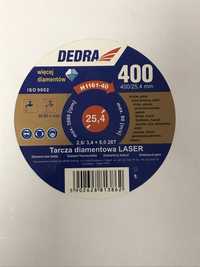 Tarcza diamentowa LASER 400/25,4mm firmy „DEDRA”