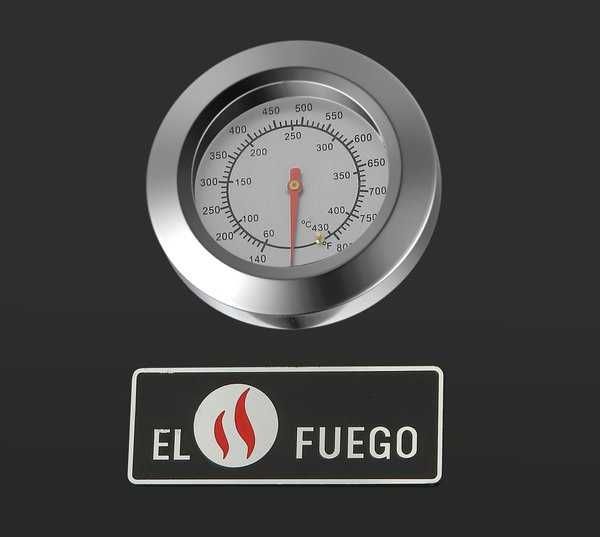 Grill gazowy  EL FUEGO BURLINGTON 4+1 14.5KW żeliwny ruszt Nowy !