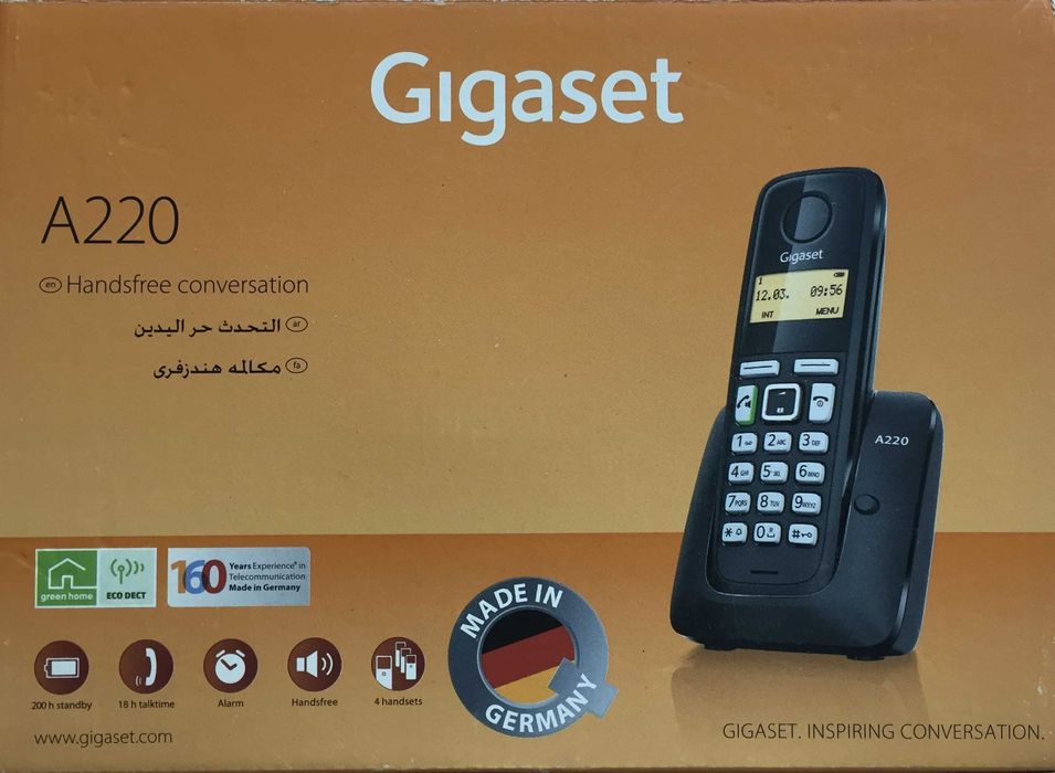 Бездротовий телефон Gigaset DECT A220