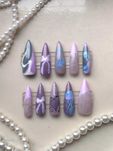 sangonomiya kokomi press on nails tipsy