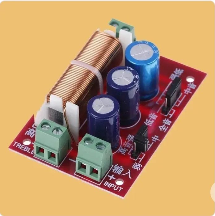 Регульований 2-х смуговий фільтр. Кросовер 400ват. Аудіофільтр. 2шт