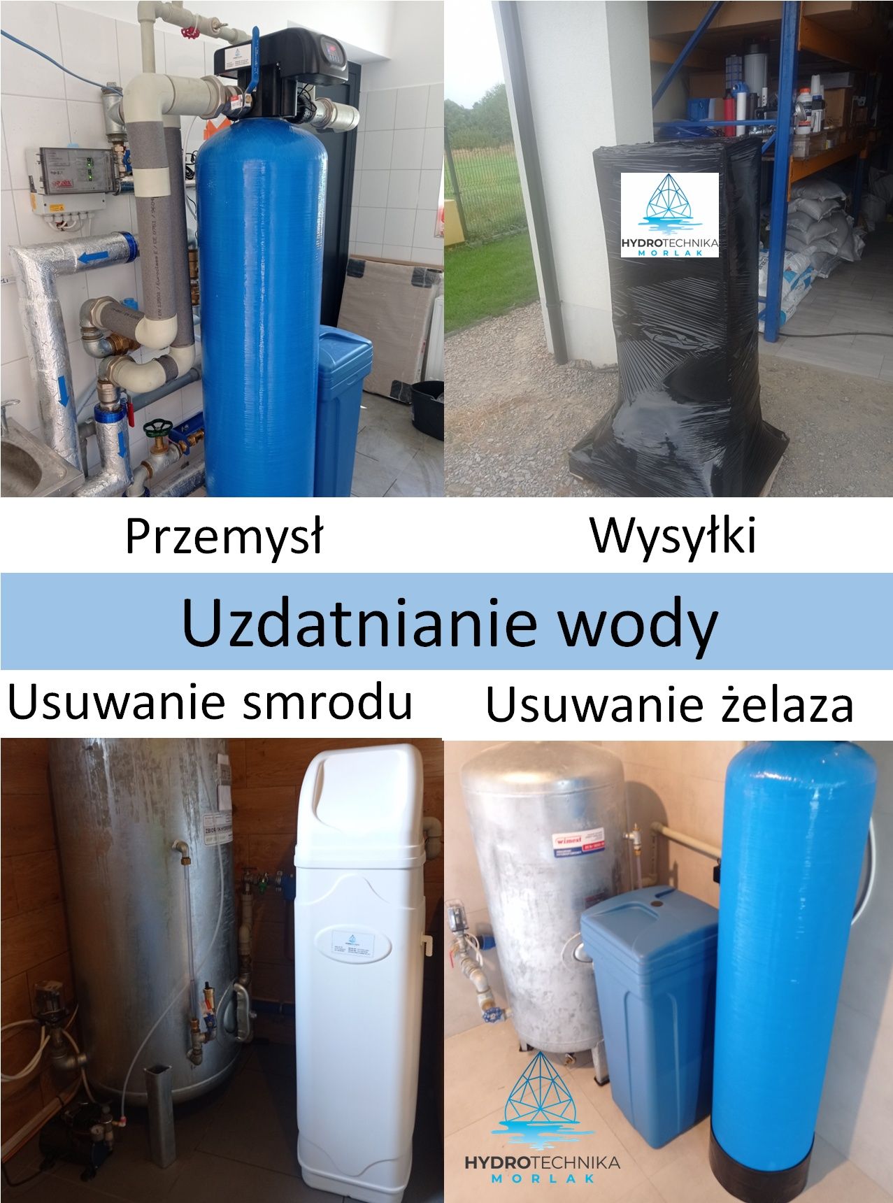 Filtr wody, lampa UV, serwis, montaż, dobór urządzeń, sól