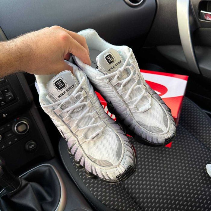 !SALE! Nike Shox TL White Black Grey 40 41 42 43 44 45 найк шокс тл
