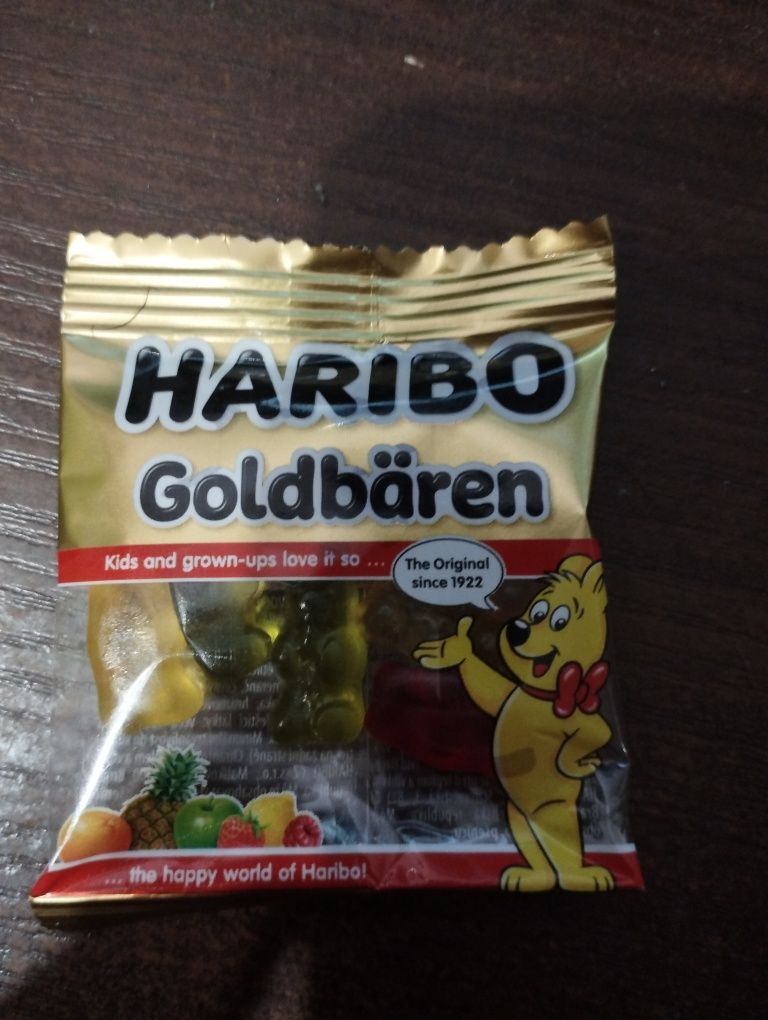 Żelki Haribo edycja kolekcjonerska z 1987 r.